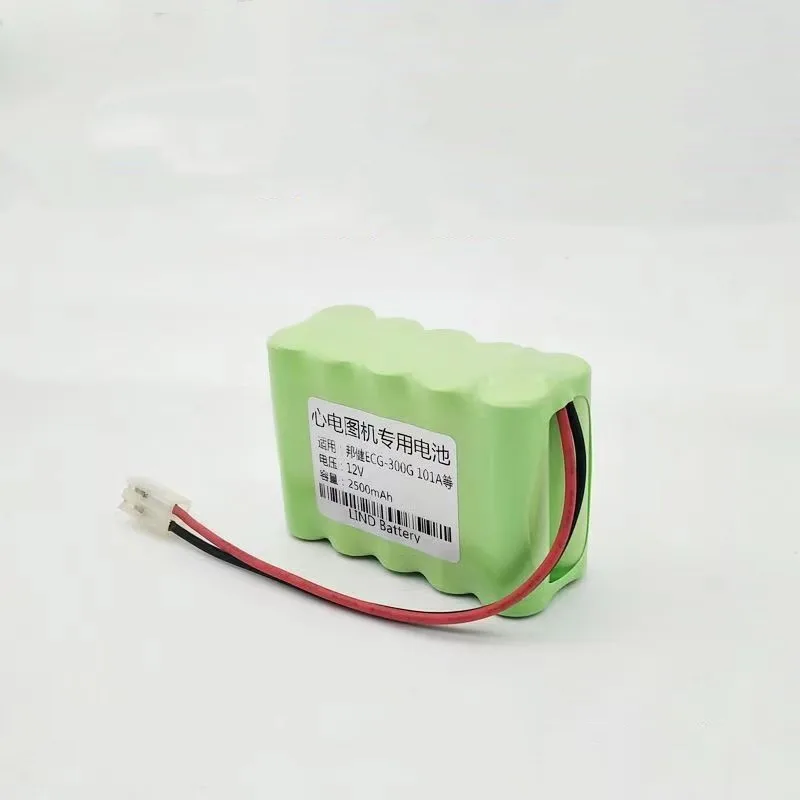 12V2500mAh за батерии электрокардиографа biocare ECG-300G ECG-300A ECG-101A - 4