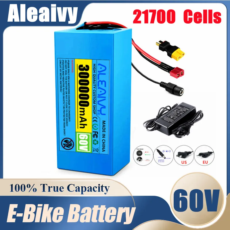 67,2 В литиево-йонна батерия 20000 ма Электровелосипед E-bike Скутер с 30A BMS 750 W 1000 W 60 В 16S4P 20Ah 18650 литиево-йонна батерия - 0