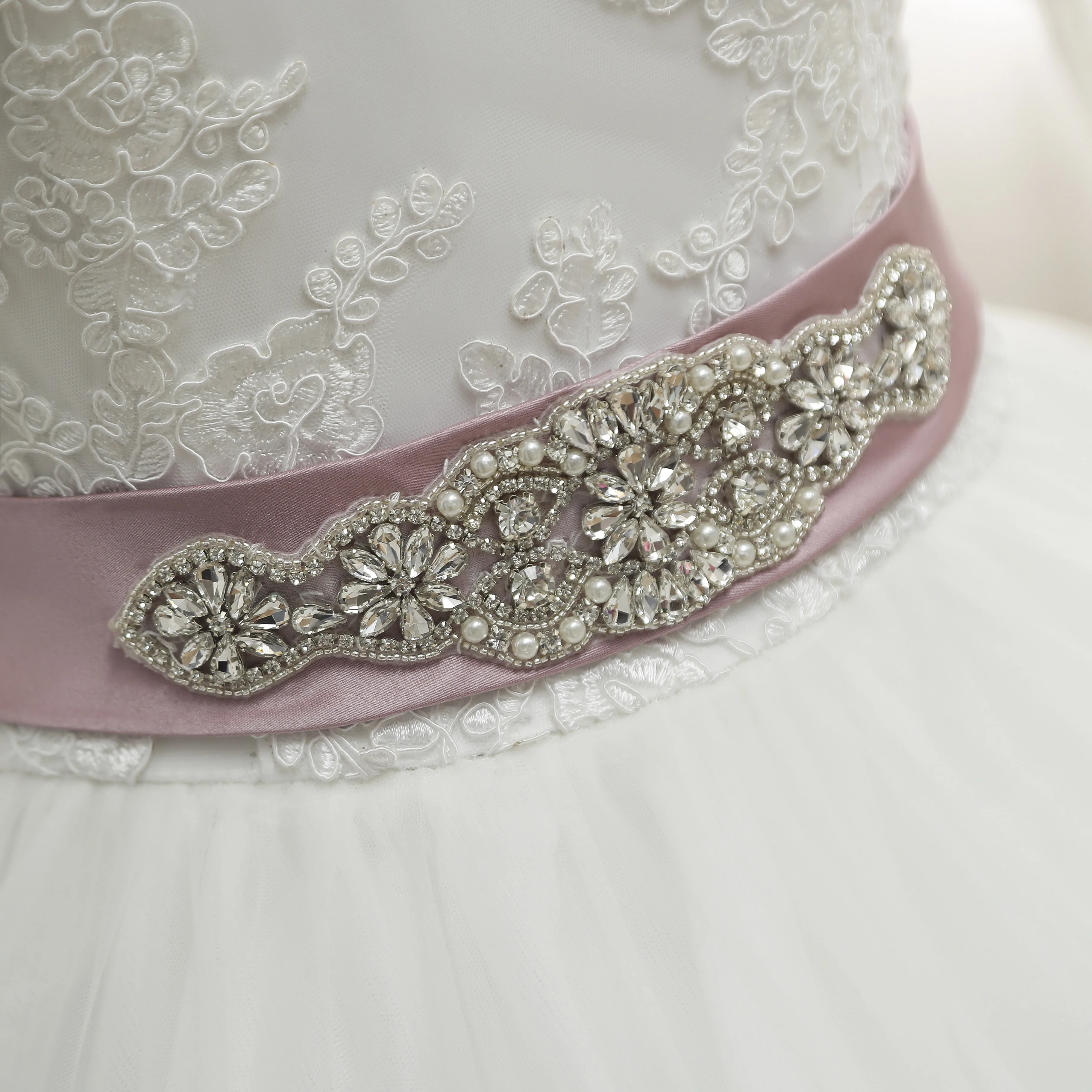 Vestidos De Noiva 2022, Елегантна Бална рокля с дълъг ръкав на Сватбена рокля с бели апликации, дантелени сватбени рокли принцеса, Robe Mariage - 3