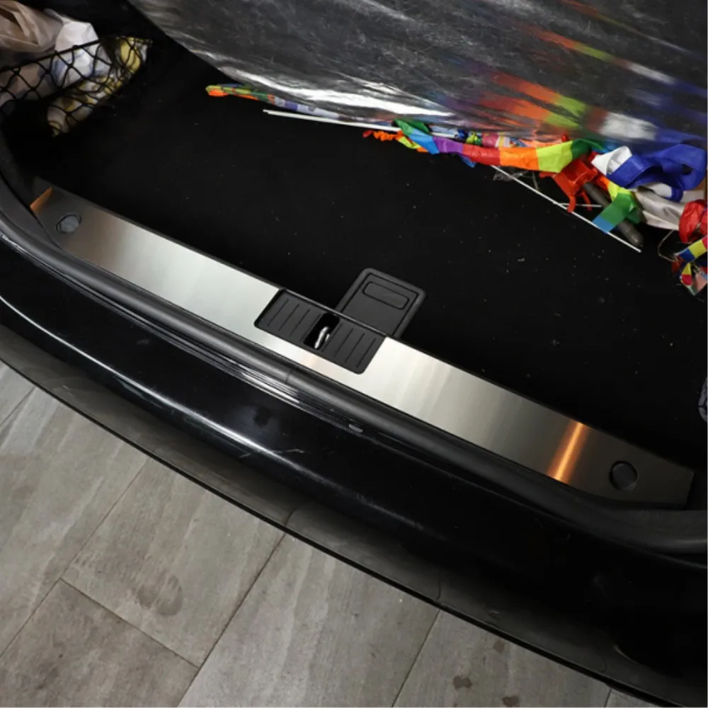 Автомобилни аксесоари, вътрешен/външен броня задна броня, защитен панел на багажника, стикер за Mercedes Benz S Class W221 2008-2012 - 3