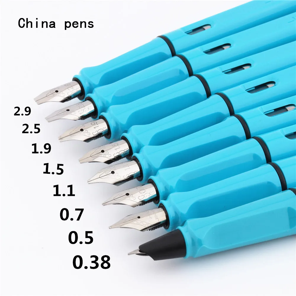 Луксозна Jinhao 873 Небето-синьо Студентски училищна Бизнес-Офис Писалка доставя Студентски мастило химикалки - 0