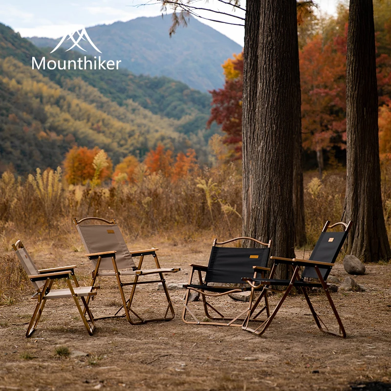 Стол за почивка сред природата от алуминиева сплав Mountainhiker, Сгъваема Преносим Стол за отдих на открито, Стол за кафе, Стол за риболов - 1
