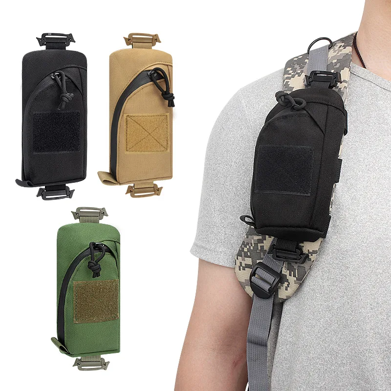 Туристическа чанта тактическа Molle, военна чанта EDC, чанта за инструменти, калъф за телефон, чанта за ловни принадлежности, чанта за през рамо, компактна чанта - 0