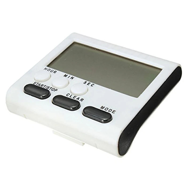 Цифров Таймер за яйца/с кухненски таймер с звуков сигнал за аларма, функция за повдигане и спускане, магнитна поставка, черен - 4