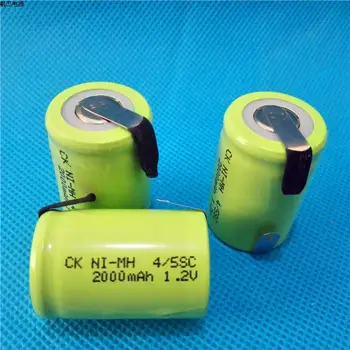 15 бр. Sub C 2000 mah 4/5 Sc Nimh Акумулаторна батерия 1,2 В Ni-mh Акумулаторна батерия Sc 4/5sc Sub C 1.2 В Нимх 5C Освобождаване от отговорност, Не Ni-cd 4/5