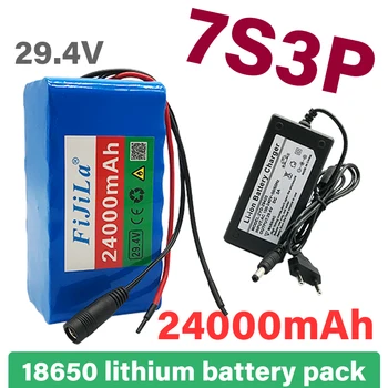 24V 24ah 7s3p 18650 литиево-йонна батерия 29,4 V 24000mah електрически велосипед, мотопед/електрическа/Адаптивни вилица 24v литиева батерия