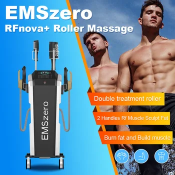 EMSzero + roller тяло 2 в 1 Emslim Нео за отслабване на мускулите се Върти на 360 ° лимфен дренаж на апарат за отслабване Професионална машина косметологическая