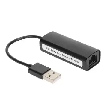 Ethernet USB адаптер до 10-100 Mbit с Щепсела и да Играе на Кабелната мрежа адаптер локална мрежа за ключ за Windows OS X горещ