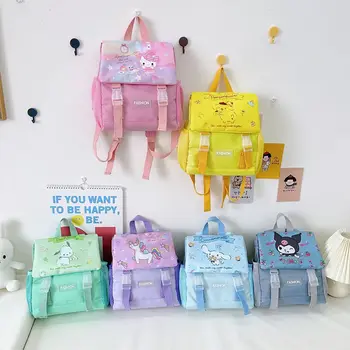 Sanrio2023 Летни нови детски чанти с модерен принтом голям капацитет, cartoony раница за детска градина, чанти за лаптоп, аксесоари