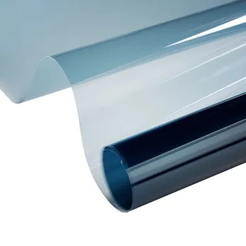 SUNICE Светло Синята 70% VLT филм за оцветяването на прозорци за жилище/кола, за стъкло, 100% UV-устойчив лепило ПЕТ 20 см x 20 инча (50 см х 50 см)