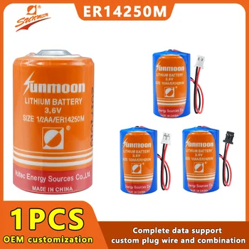 SUNMOON ER14250M 3,6 V 1/2 AA за Еднократна употреба Литиеви Батерии С Високо Увеличението За Аларма за Температурата на Инсулинова Помпа