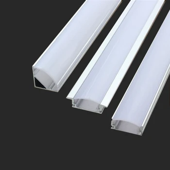 U V YW led лента алуминиев Ъгъл на притежателя на канала от алуминиев профил за led ленти, лампа под гардероб, Кухненски шкаф
