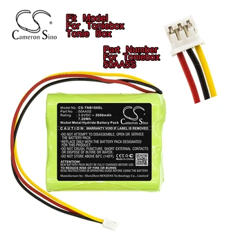 Батерия за динамиката на Cameron Sino 2000mAh 3.7 V за Toniebox, номер Tonie Box 50AA5S