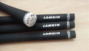 Гума LAMKIN REL ACE 3 поколение, дръжки от дърво и желязо за голф, стандартен размер, черен цвят, на 51 + /-2 грама