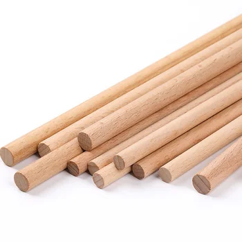 Дължина 10-40 см Диаметър 1-1,4 см Дървени пръчки за окачване на стената Изкуство и занаяти ръчно изработени САМ Тъкани аксесоари за гоблени Дървен прът