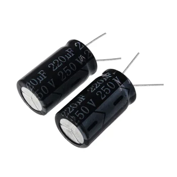 електролитни кондензатори 2 елемента 250v220uf 18x31 мм 250v220mfd