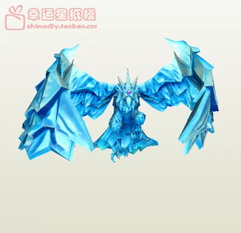 Играта LOL Ice Phoenix Crystal 3d книжен модел от ръчна хартия