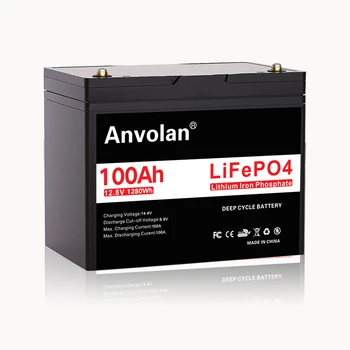 литиева батерия lifepo4 12v 100Ah lfp batterie по поръчка 6Ah 12Ah 18Ah 30Ah 50Ah 100Ah 150Ah 200Ah 300Ah 250 amp Батерия