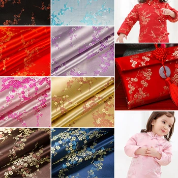 Парчовая плат Plum Blossom в китайски стил, костюм от епохата на Тан, спално бельо Hanfu, моден Дизайн, Модерни шевни на едро, Материал, плат