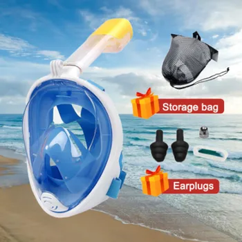Подводна маска за гмуркане с защита срещу замъгляване, респираторни маски за гмуркане, Сигурно водонепроницаемое обзавеждане за плуване за деца и възрастни