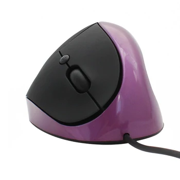 Преносима игрова висока инжекция компютърна жичен вертикална мишка с регулируема резолюция DPI, 6 бутона USB, офис ергономична мишка, домашни малки оптични