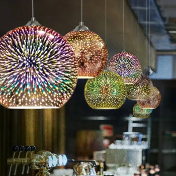 Ретро окачен лампа с оцветени стъкла, лампа за кухня, трапезария, бар, спалня, промишлени осветителни тела, марокански окачен лампа за помещения