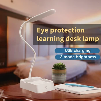 Сгъваема led настолна лампа за четене със защита за очите, акумулаторна чрез USB, в студентски квартири