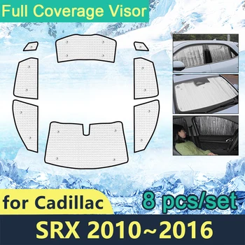 Слънчеви Очила с Пълно Покритие За Cadillac SRX 2010 ~ 2016 Автомобилни Слънчеви Стъкла Аксесоари За Страничните стъкла Shaby 2015 2014 2013