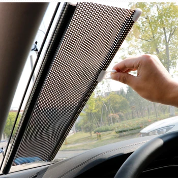 Участък-Козирка на Предното Стъкло на Колата на сенника за Кола Прозорец Лятна Защита на Топлоизолационна Завеса За Оцветяване на Предната Част на Автомобила