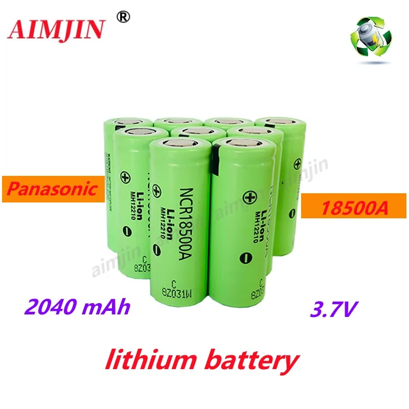 100% Оригинална литиево-йонна батерия от 3.7 През 2040 ма за Panasonic NCR18500A Играчка фенерче и т.н. - 0
