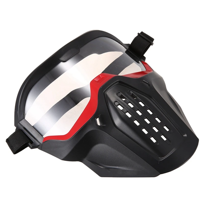 2X маска, предпазни очила за игра Nerf силен вятър Out Door, червен - 5