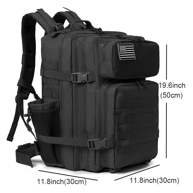 50Л Походный раница, голяма чанта, военни тактически пътни мъжки туристически чанти на рамо, градинска планински туризъм мъжка чанта за лаптоп - 1