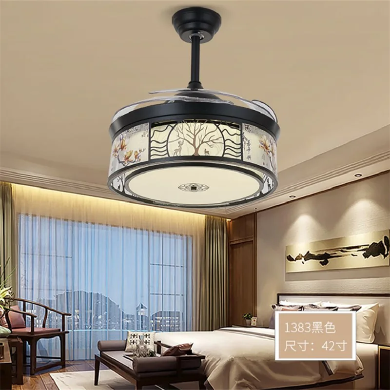 Вентилатор на тавана DEBBY Лампа без нож с дистанционно управление Модерен прост творчески led за дома за хол - 3