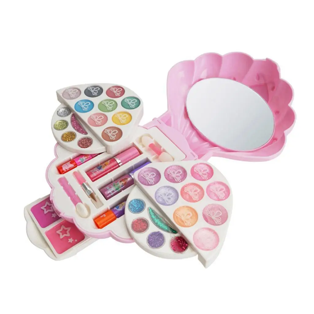 Детски комплект козметика за момичета, набор от тази моющейся козметика, детски дрехи - 1