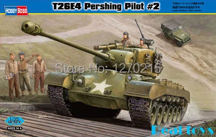 Колекция от модели Hobby Boss 82427, T26E4 Super Pershing Pilot #2, Танкова, Bausatz в мащаб 1/35 - 0