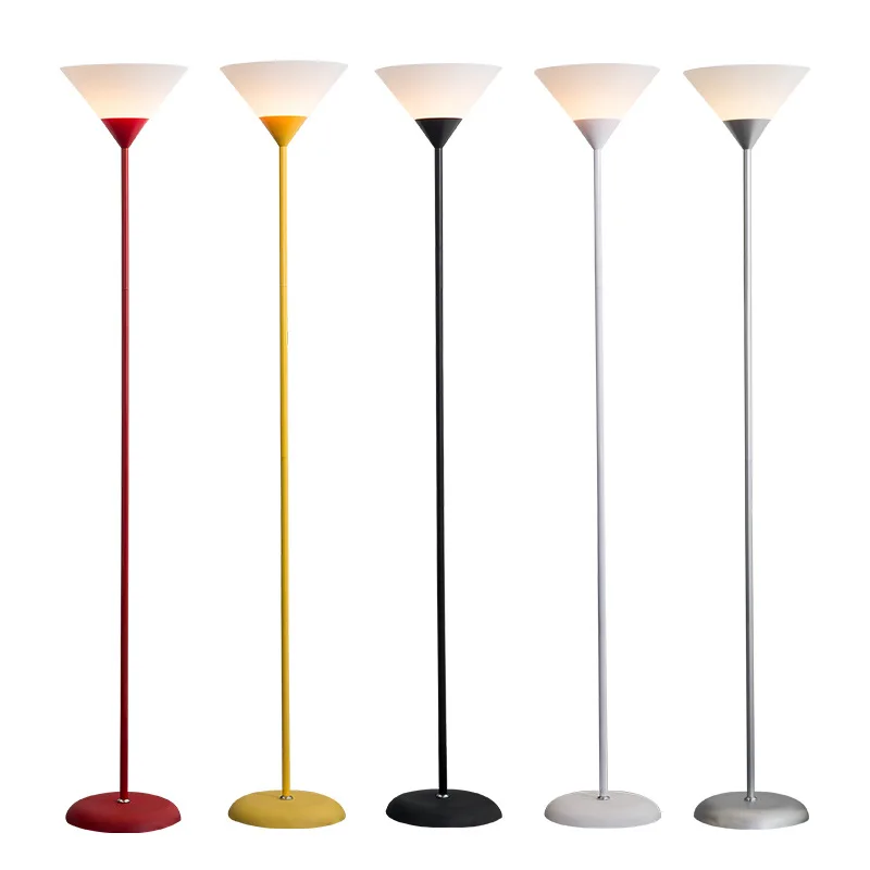 Креативни led лампиона, черно бял корпус лампа, подходящ за вътрешно осветление, декоративна лампа в хола, спалнята и кабинета - 0