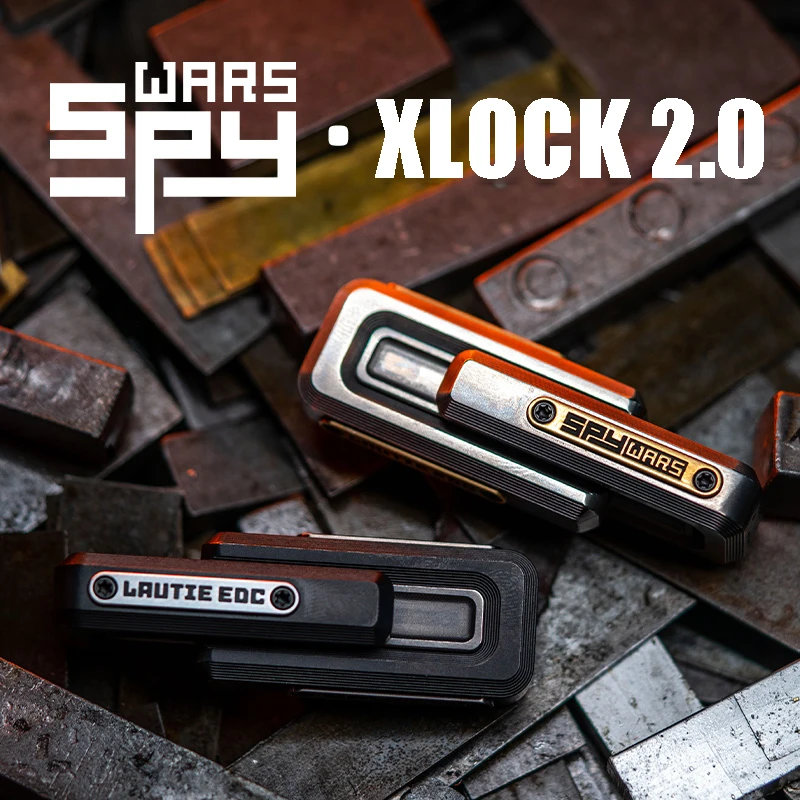 Кръпка актуализация LAUTIE XLOCK 2.0 Spy Wars Магнитен двойна притискателния EDC за възрастни, Декомпрессионная играчка, дръжка-слайдер, фабрика - 0