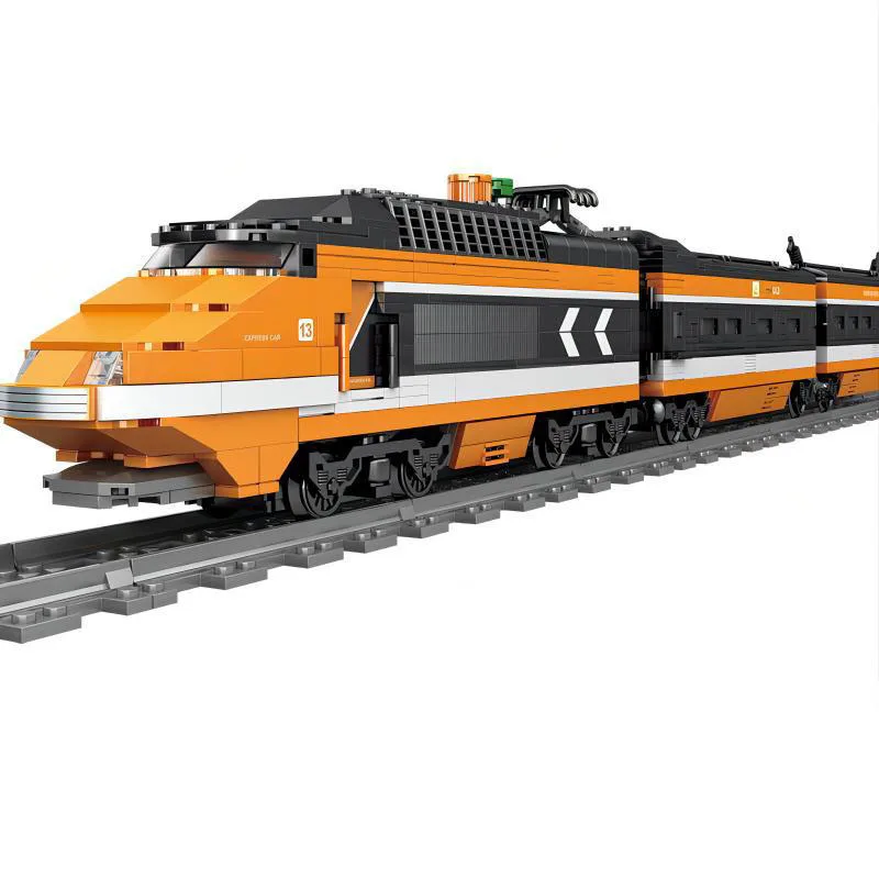 Нов технически високоскоростен влак на батерии Horizon Express Градивен елемент на Модел Играчки За Деца Пъзел - 2