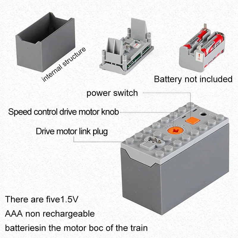 Нов технически високоскоростен влак на батерии Horizon Express Градивен елемент на Модел Играчки За Деца Пъзел - 3