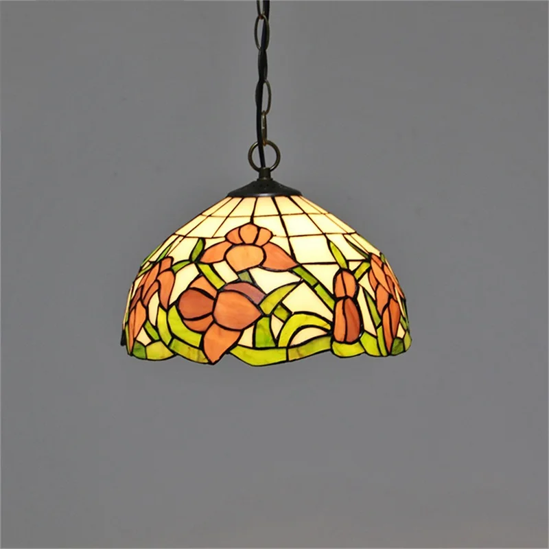 Окачен лампа RONIN Тифани, модерни led осветителни тела, декоративни растения за Домашно хранене - 1