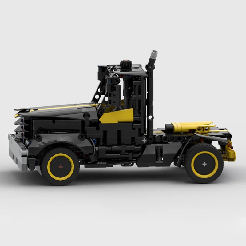 Строителни блокове OneBricks Moc, серия модели автомобили, Американски камион 42151, Набор от технологични тухли, Играчката 