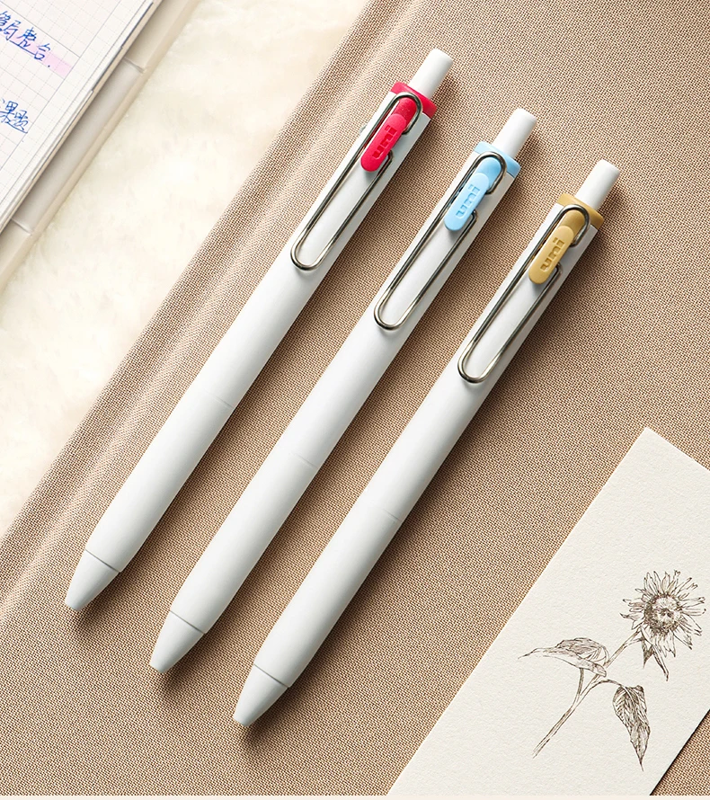 Япония, Mitsubishi UNI UMN-S, Есенно-зимния Limit набор, Бързосъхнеща Гел писалка Uniball One Press, Цветен Гел писалка 0,5/0,38 мм - 2
