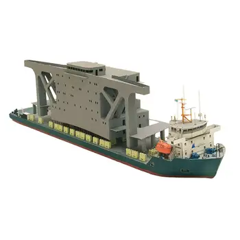 1/250 Книжен модел на кораба, интериор на работния плот, Подаръци за мъже и жени, модел на кораба, играчка ръчна изработка, книжен модел 