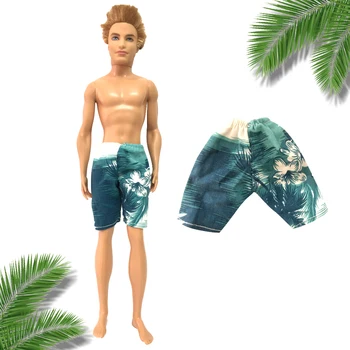 1 бр., панталони за къпане, сини шорти за плуване, летни плажни панталони, дрехи за приятеля на Барби, дрехи Кен, аксесоари за кукли