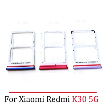10 Бр. За Xiaomi Redmi POCO F2 K30 K40 Pro Ultra 4G 5G Тава За SIM-карти, Слот За Притежателя на Картата, Резервни Части За Ремонт на