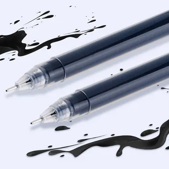 12 бр./компл. 0,5 мм гел писалка с голям капацитет, просто е диамантена корона, креативна сладка прозрачна офис химикалка за подпис, студентски писалка за писане