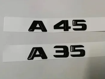 20X лъскава черна Пластмаса ABS A 45 A45 A35 A 35 Задни Икона на Багажника, Емблема, Табелка за Mercedes Benz W176 A Class AMG 4matic