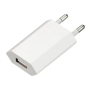 4-та четвърто 4-то поколение high foot flat White full 1A OEM EU US AC Plug USB Power Home Wall Зарядно Устройство Адаптер за iphone 100 бр./лот