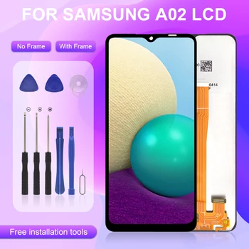Catteny A022 Дисплей За Samsung Galaxy А02 LCD дисплей с touch screen Digitizer A022F A022M В Събирането Безплатна Доставка С Инструменти