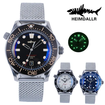 HEIMDALLR Diver Watch Мъжки NTTD Титанов NH35 Автоматични Механични Ръчни Часовници С Сапфирено Стъкло C3 Люминесцентный Луксозен Морски Призрак